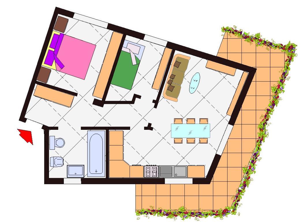 Appartamento con due camere