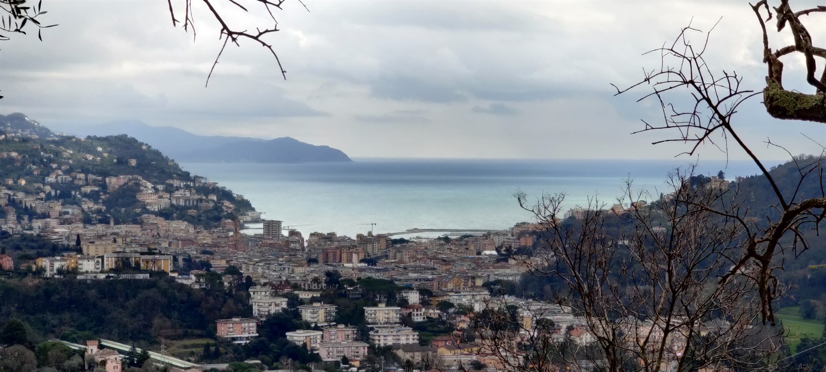 Rapallo, San Martino di Noceto con vista mare
